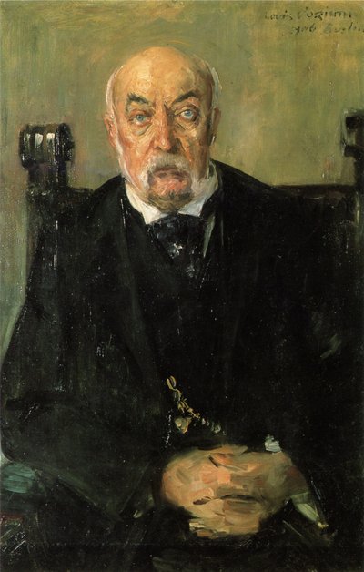 Portrait of the Grand Lodge Master Zollner by Lovis Corinth